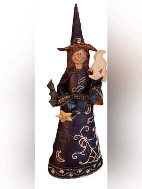 Studio 33 Halloween Whimsical Witch  Figurine Spooky Season Decor Not Perfect